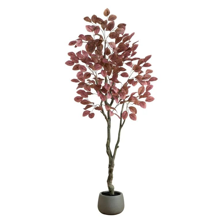 6ft. Artificial Autumn Dogwood Fall Tree in Decorative Planter | Walmart (US)