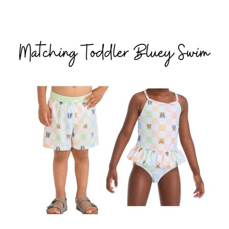 Matching toddler Bluey swimsuits for boys and girls. 12M-5T

#LTKkids #LTKfamily #LTKbaby