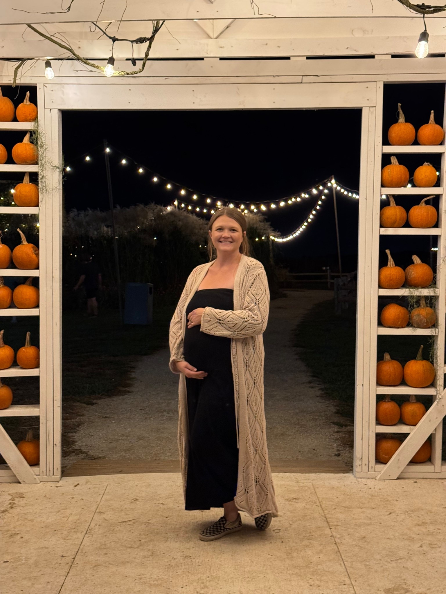 This is a my favorite cardigan got on sale at altered state! Officially in my bump era 