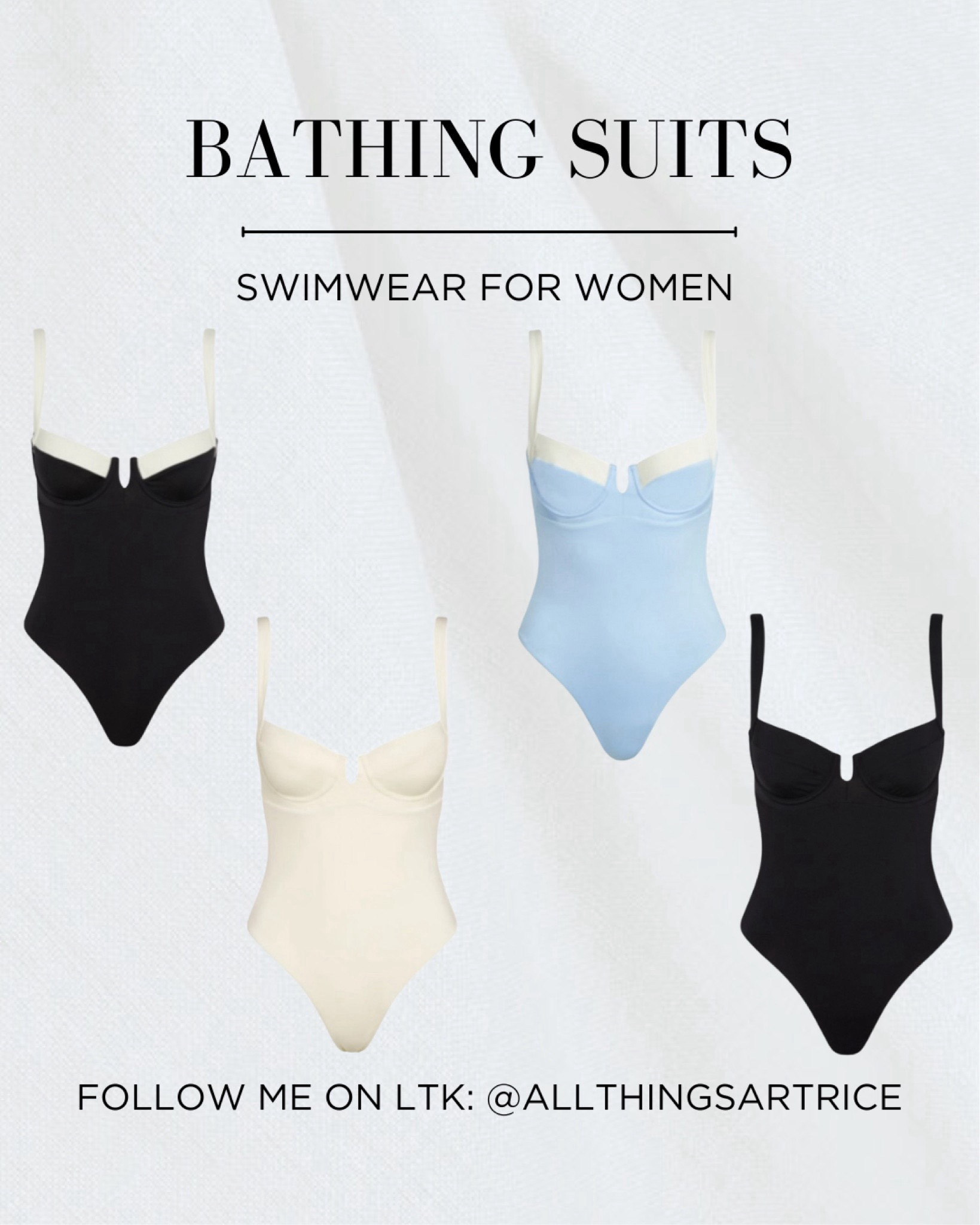 Swimsuits for women from Monday Swimwear. They have so many classic pieces for all body types. I love this one piece for a sleek look at the pool.


#swim #swimwear #mondayswimwear #bathingsuit #spring #summer #vacation #pool #beach #beachwear #women #onepiece #allthingsartrice

#LTKswim #LTKstyletip




#LTKSeasonal #LTKFindsUnder100