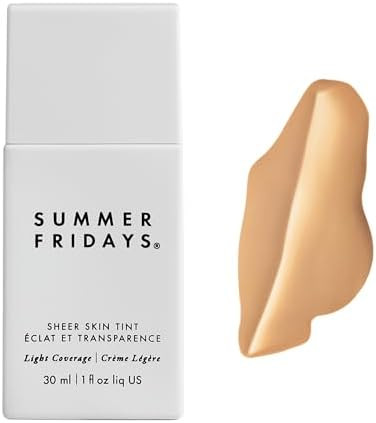 Summer Fridays Sheer Skin Tint - Skin Tint with Hyaluronic Acid - Helps Diminish Uneven Skin Tone... | Amazon (US)
