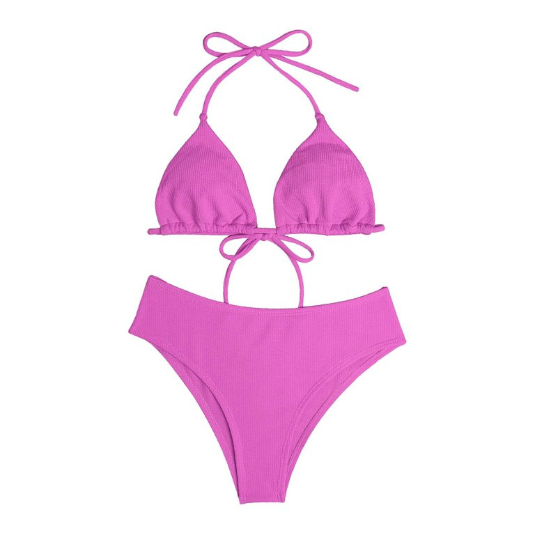 Baocc High Waisted Bikini Sets for Women Women 2 Pieces Swimsuits Bench Bathing Suit Women's Two ... | Walmart (US)