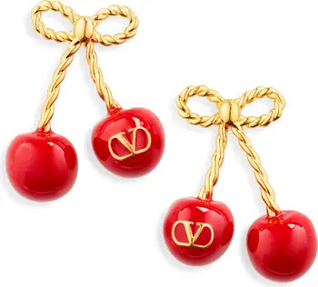 Chez Valentino Cherryfic Drop Earrings | Nordstrom
