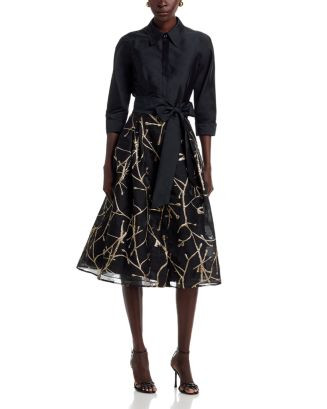 Mixed Media Shirt Dress | Bloomingdale's (US)