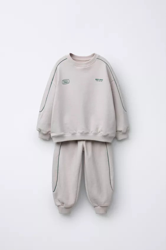 SPORTY SWEATSHIRT AND JOGGER PANTS SET | Zara US