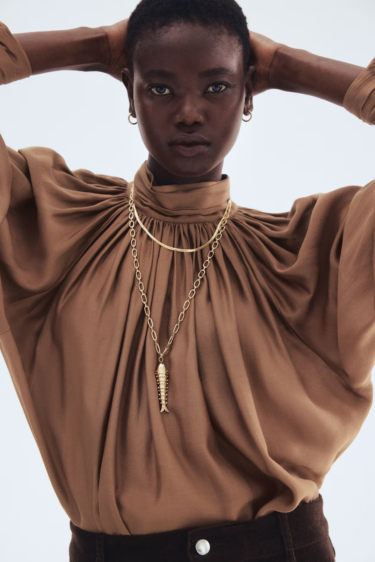 Blouse à effet drapé | H&M (FR, IT, ES, PT, BE)