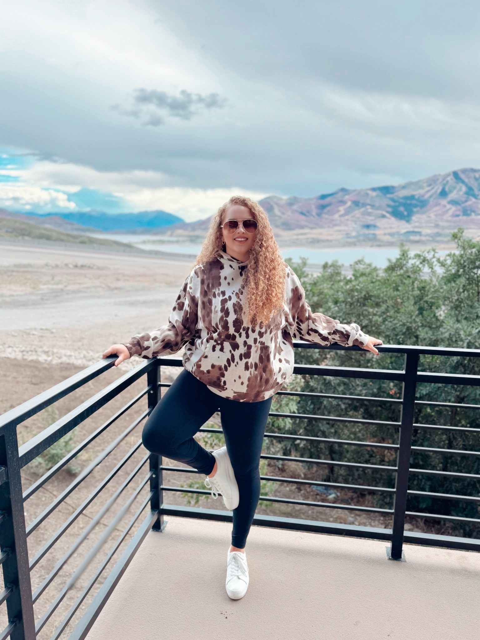 Fall western vibes 🤠🍂 cozy, casual, and just the right amount of cowgirl charm ✨ concert outfit | concert look | boho cowgirl | Nashville outfit | Nashville bachelorette look | Morgan wallen concert outfit | Taylor swift concert outfit | country concert outfit | western concert outfit | concert season | white sneakers | amazon white sneakers | white platform sneakers | amazon platform sneakers  | amazon finds | amazon fashion | amazon outfit | amazon look | amazon concert outfit | amazon concert finds | western concert outfit | western fashion | amazon western fashion | amazon western outfit | hoodie | Abercrombie hoodie | cow print hoodie | western hoodie | leggings | amazon leggings | black leggings | leggings outfit

#LTKSaleAlert #LTKMidsize #LTKFallSale