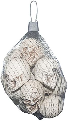 The Gothic Collection Bag of 12 Mini Skull Heads for Haunted House Decorating | Amazon (US)