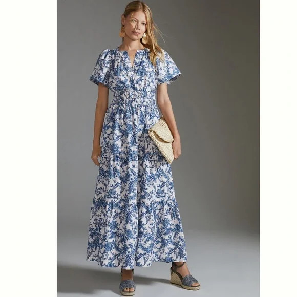 Anthropologie Plus Size Somerset Maxi Dress NWT | Poshmark