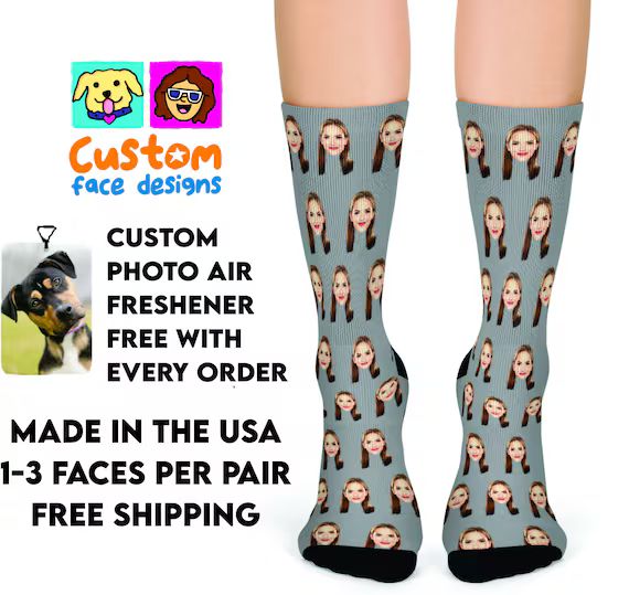 Custom Face Socks Face Socks Custom Socks for Men  Custom | Etsy | Etsy (US)