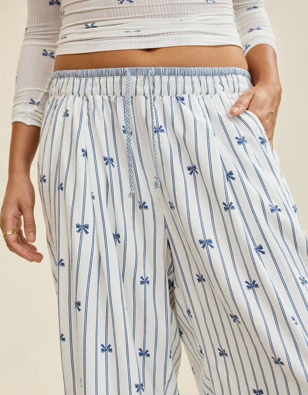 Aerie Flannel Trouser PJ | Aerie