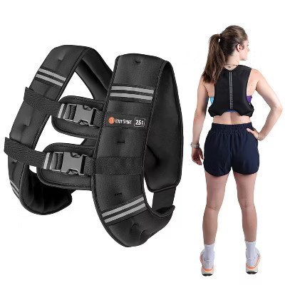 Body Sport Weighted Vest, 25 lb. - Adjustable Fitness Vest for Strength Training, Running, Walking, and Endurance Workouts | Target