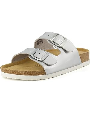 CUSHIONAIRE Women's Lane Cork Footbed Sandal With +Comfort | Amazon (US)