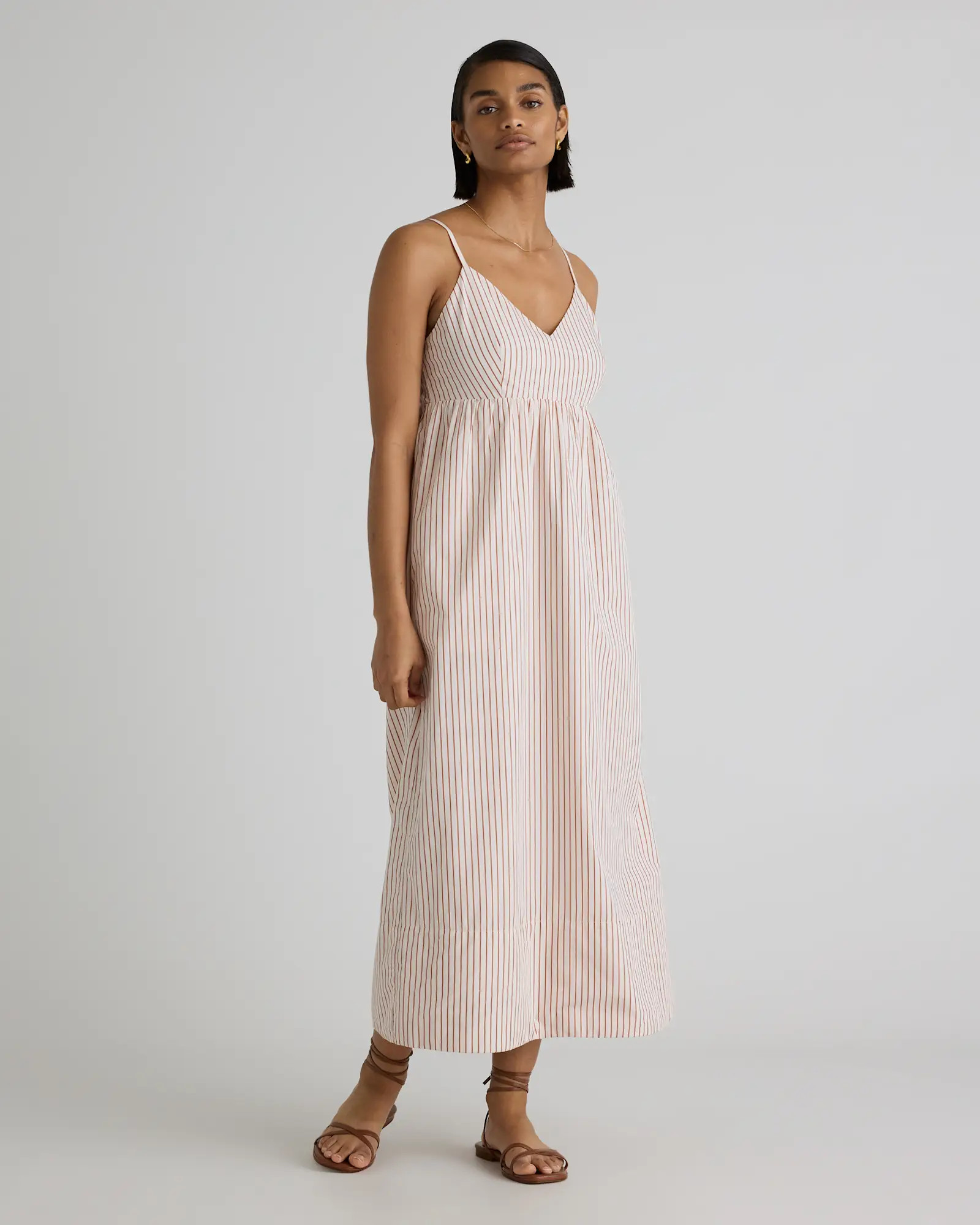 100% Organic Cotton Sleeveless Maxi Dress | Quince