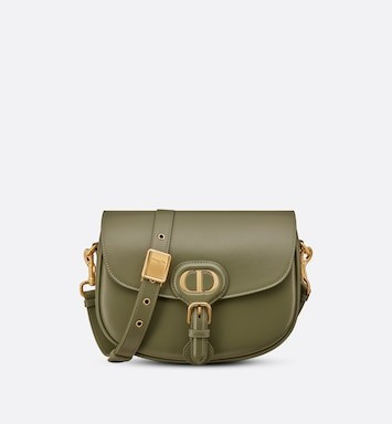 Medium Dior Bobby Bag Cedar Green Box Calfskin | DIOR | Dior Beauty (US)