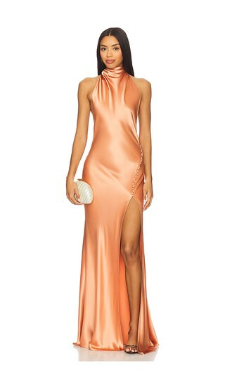 Penelope Gown in Terracotta | Revolve Clothing (Global)