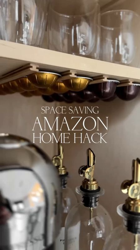SPACE SAVING AMAZON HOME HACK!⁣
⁣
Ok, how cool is this? These coffee pod holders are self-adhesive, affordable, and space saving. You can adjust them for most coffee pods and they come in several colors.⁣

#LTKVideo #LTKStyleTip #LTKHome