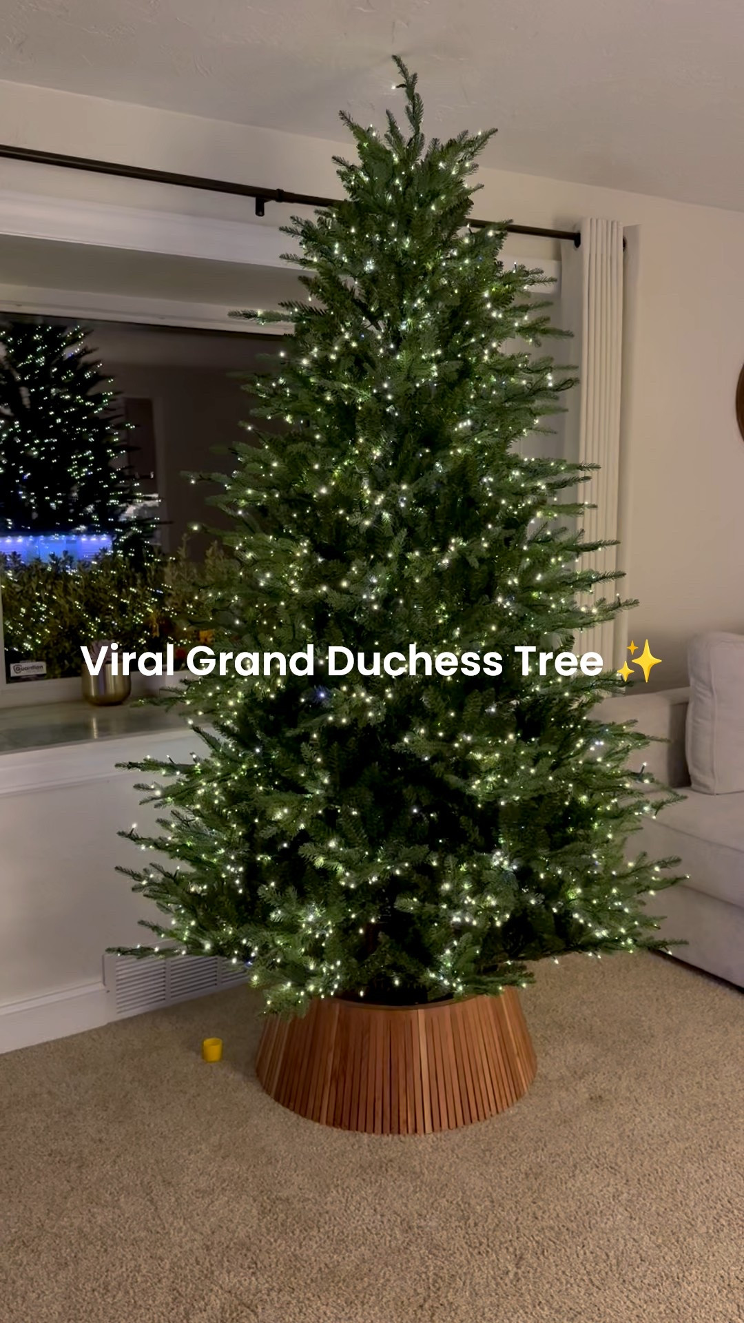 Sell out risk! After years of admiring this tree I finally decided to pull the trigger! This is the viral Home Depot Grand Duchess Christmas Tree, and it is so so pretty in person. There’s a twinkle setting, fade setting, and has multi colored lights. Such a good price point too! 

#LTKHome #LTKSeasonal #LTKHoliday