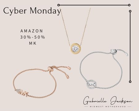 Cyber Monday Sale Amazon on MK (Michael Kors) accessories: necklace and bracelets

#LTKCyberweek #LTKHoliday #LTKGiftGuide