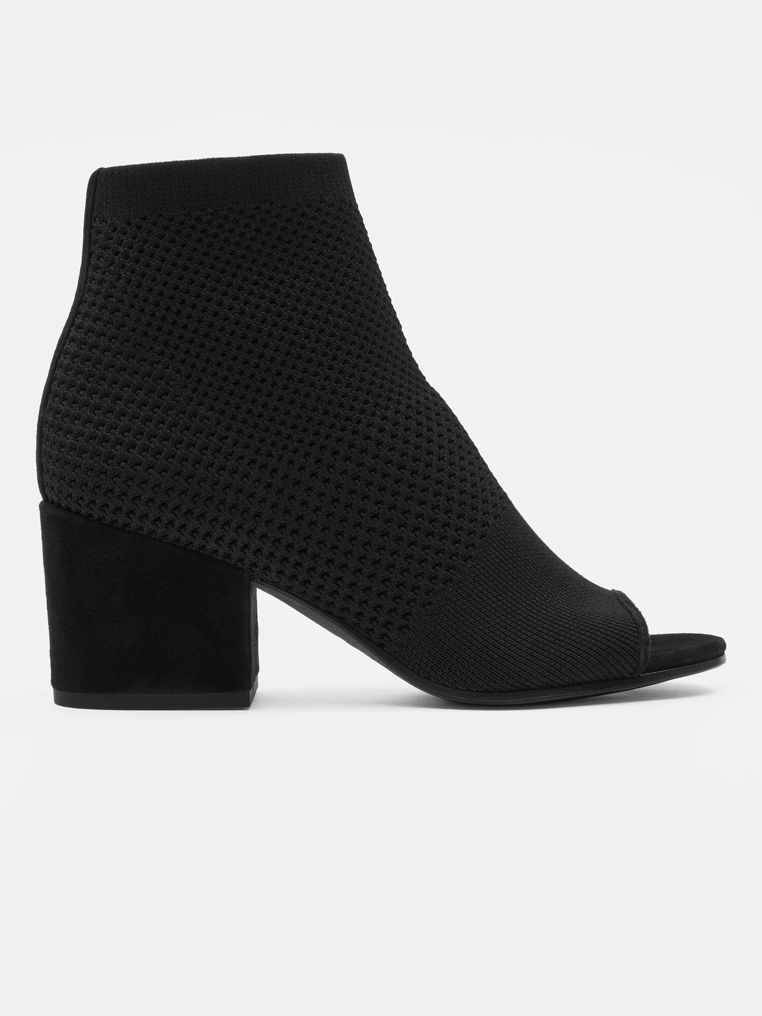 Croft Stretch Knit Open-Toe Bootie | Eileen Fisher