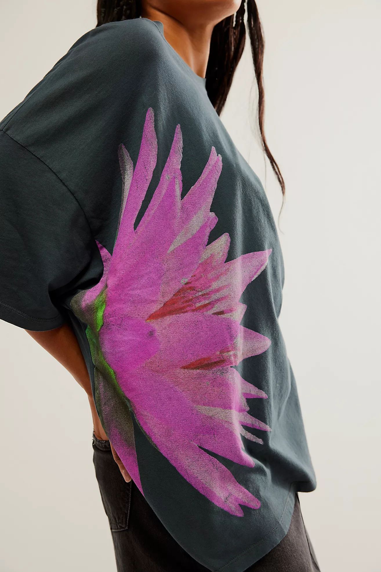 Daydreamer Exploded Water Lily Tee | Free People (Global - UK&FR Excluded)