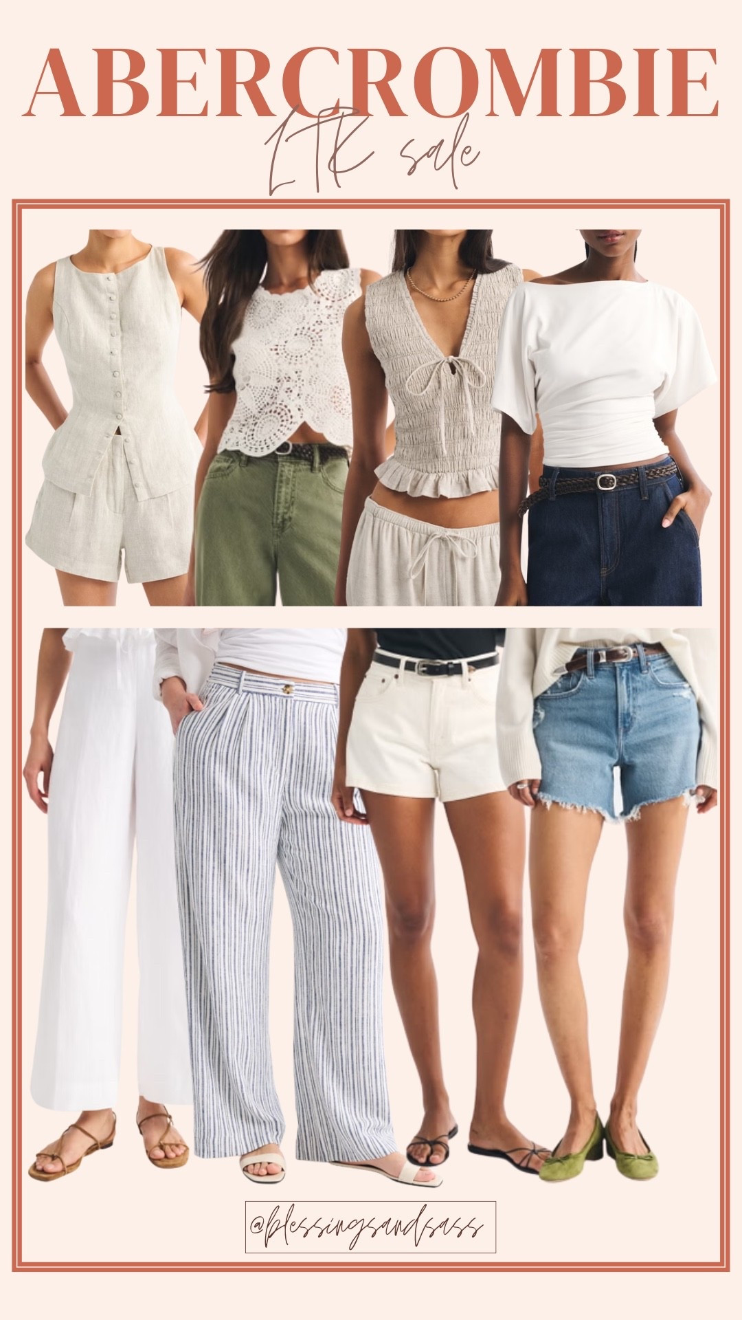 My top picks for the Abercrombie LTK sale!! 
Use code AFLTK

Summer Fashion, Abercrombie Sale, LTK Sale, Summer Outfit Ideas, Affordable Summer Style, Vacation Outfit Inspo.

#LTKxAbercrombie #LTKSeasonal #LTKOver40