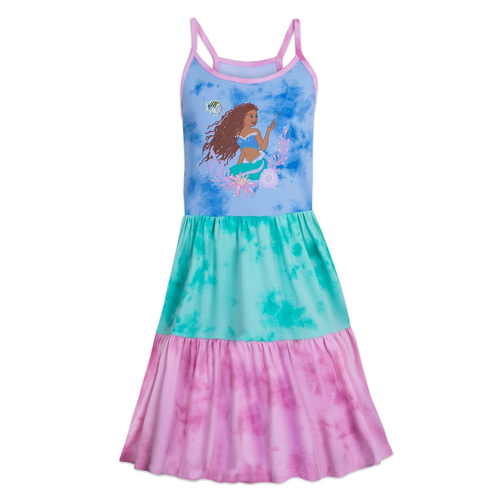 Ariel Tie-Dye Dress for Girls – The Little Mermaid – Live Action Film | Disney Store