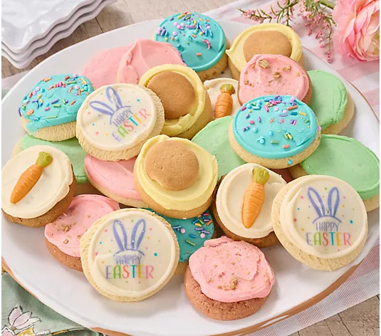 Make Your Selection: Cheryl's 24 Piece Easter Frosted Cookie Assortment | QVC