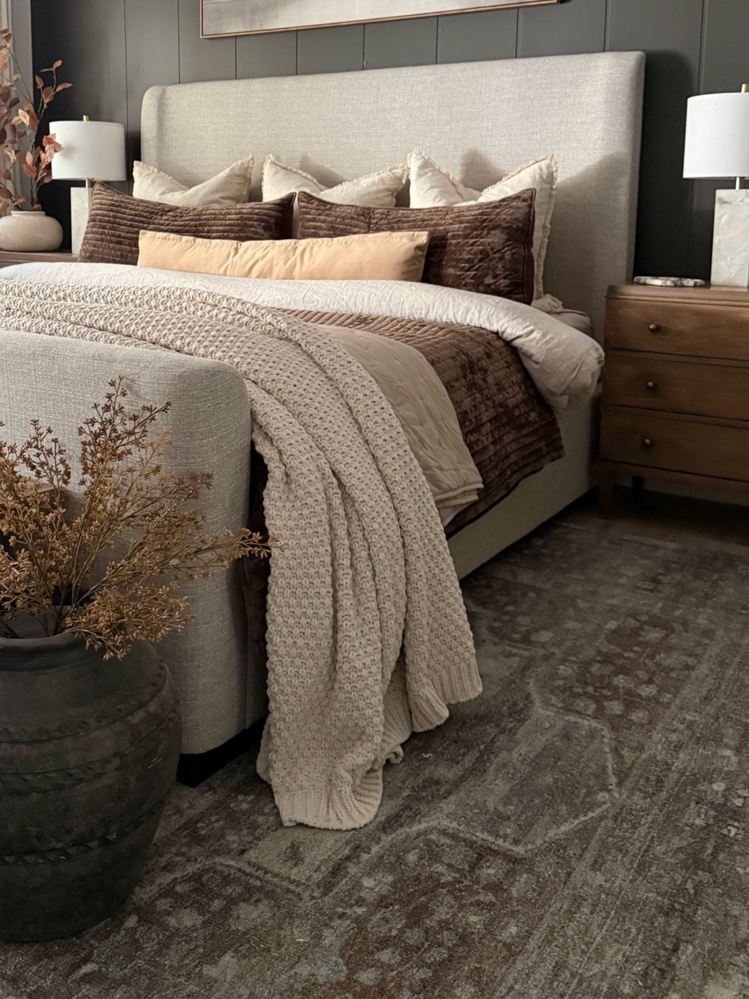 Warm neutrals…all year long for me🤎…but I’ll take it up a notch in Fall.
Primary bedroom 
Cozy home

#LTKhome #LTKfall