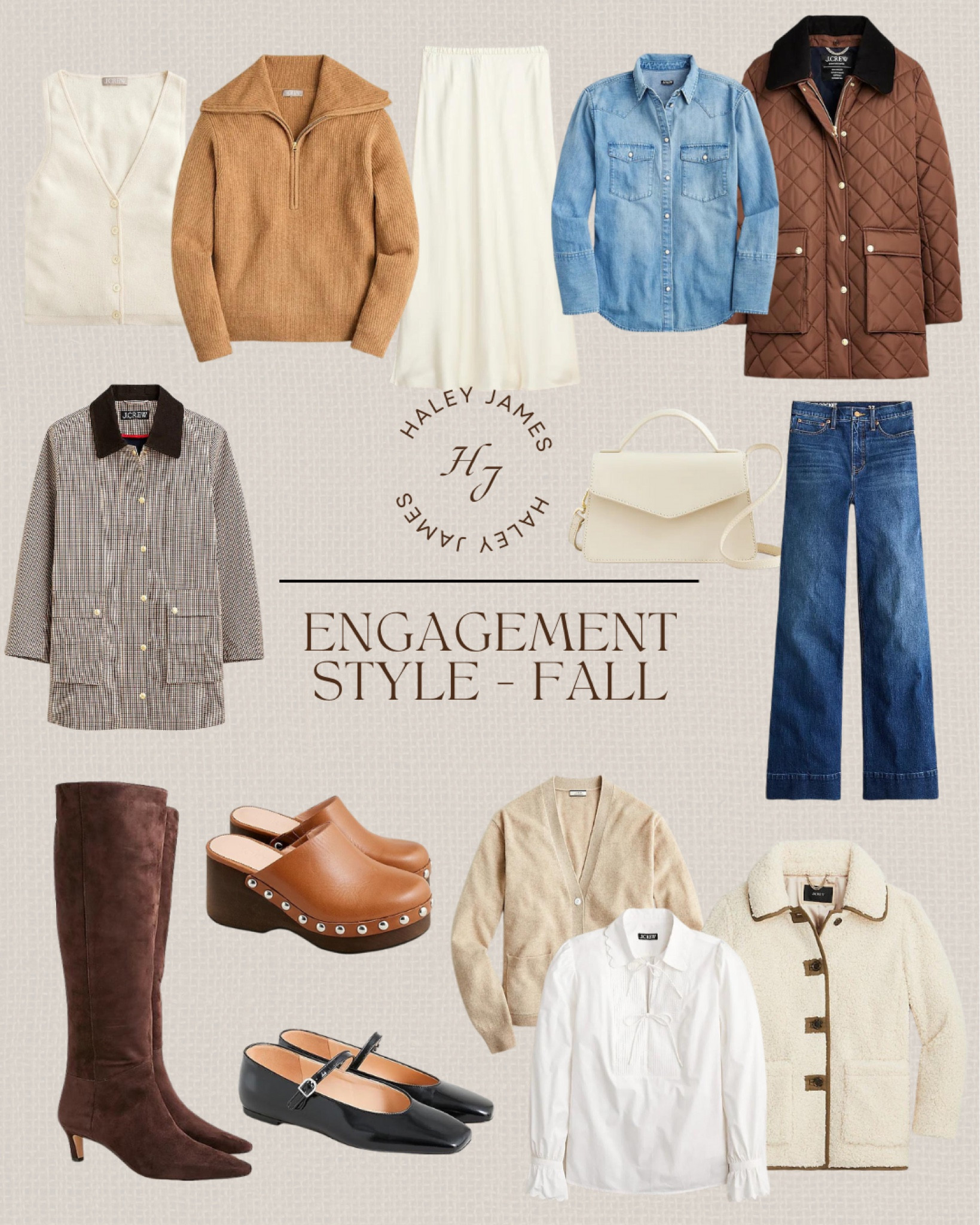 Haley James Engagement Session Style: Fall Finds #fallfashion #haleyjames

#LTKshoecrush #LTKstyletip #LTKwedding