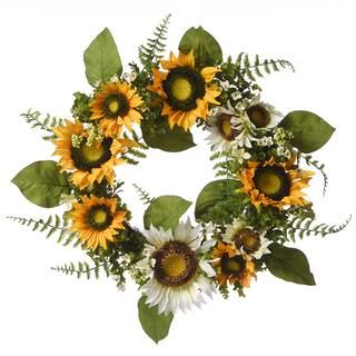 22" Sunflower Wreath | Michaels Stores