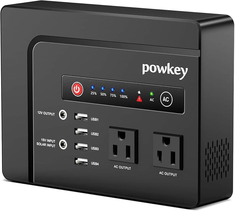 powkey 200W Portable Power Bank with AC Outlet 120V, 146Wh Power Station | Amazon (US)