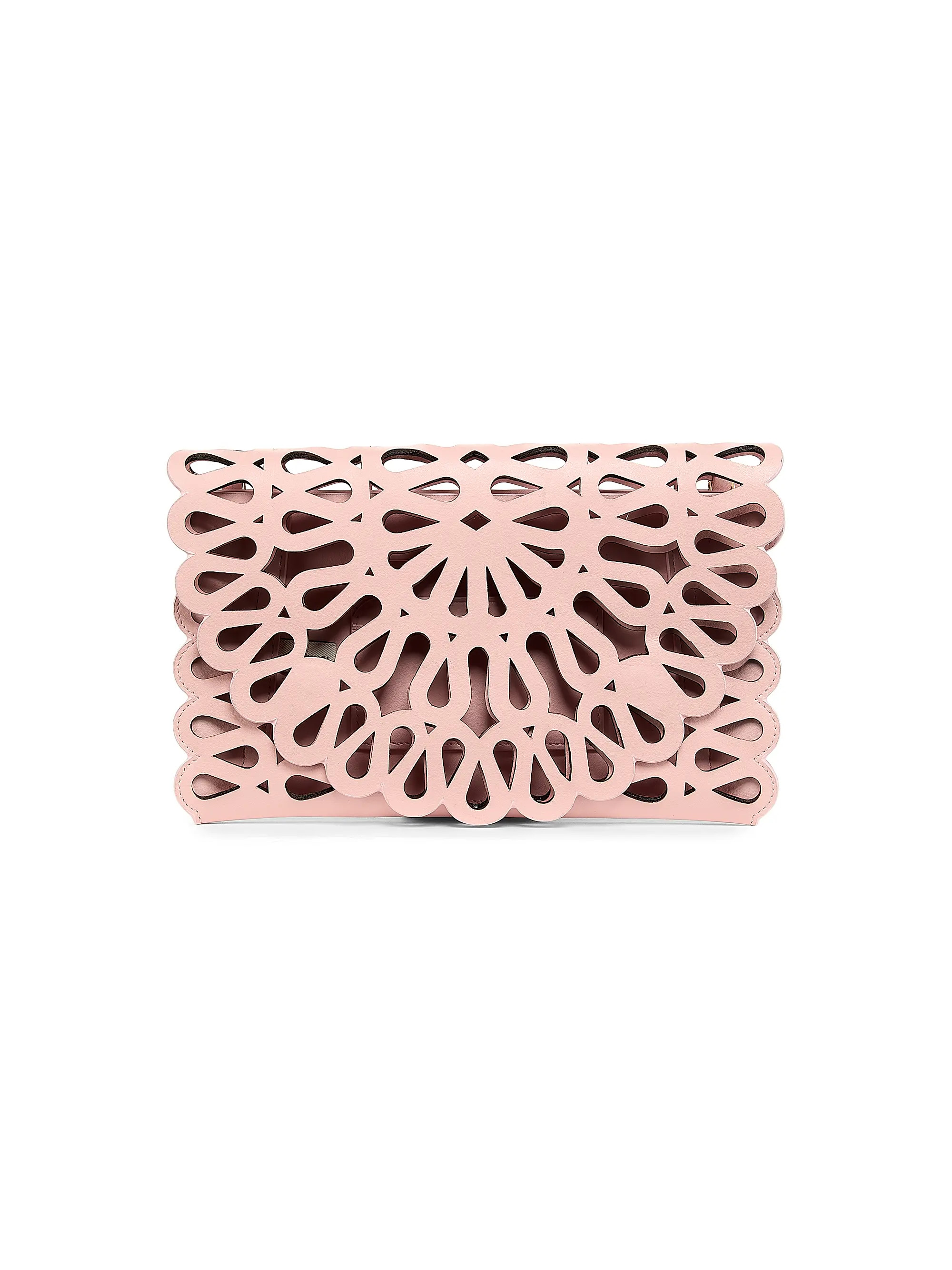 McCall Laser-Cut Leather Clutch | Saks Fifth Avenue