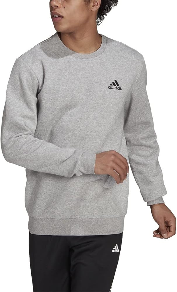 adidas Men's Tall Size Essentials Fleece Sweatshirt | Amazon (US)