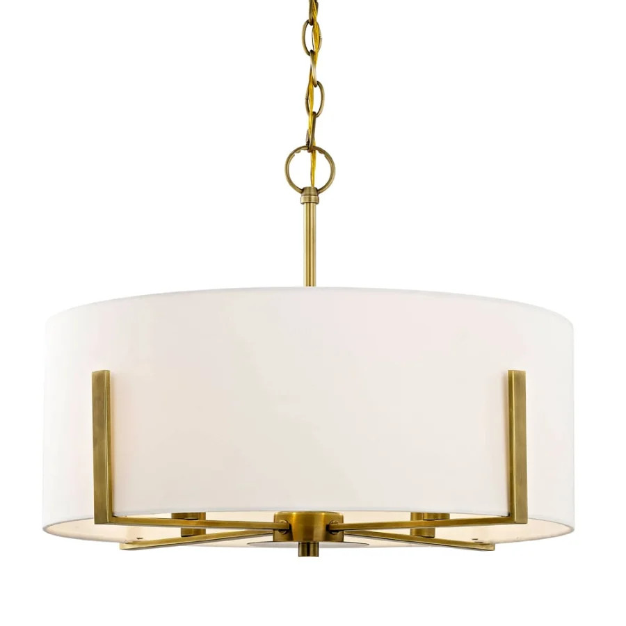 Brindisi 4 Light 21" Wide Drum Chandelier | Build.com, Inc.