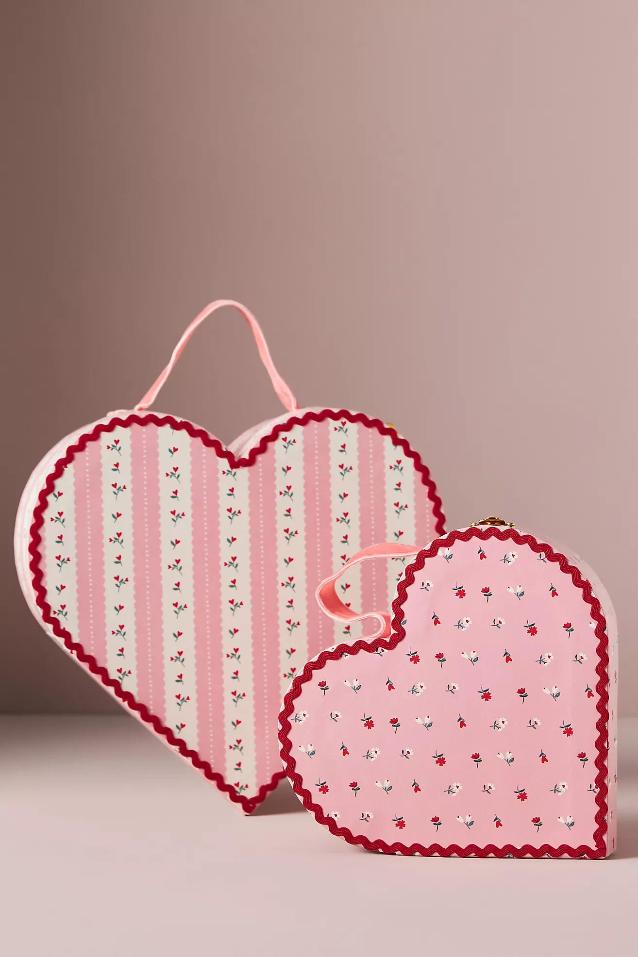 Meri Meri Vintage Rose Heart Suitcases, Set of 2 | Anthropologie (US)