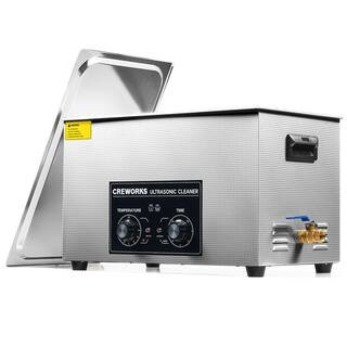 30L Ultrasonic Cleaner with Heater and Timer, 600-Watt 7.9 gal Stainless Steel Ultrasonic Cleaning Machine | The Home Depot