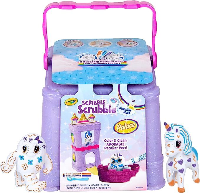 Crayola Scribble Scrubbie Peculiar Pets, Palace Playset with Unicorn and Yeti Kids Toys, Gift for... | Amazon (US)