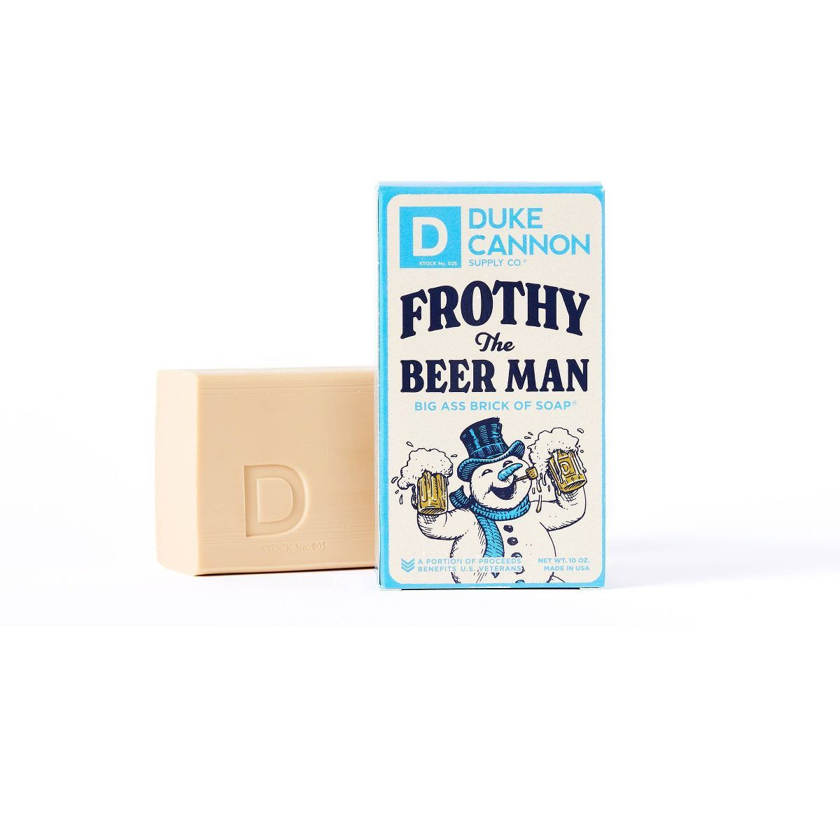 Duke Cannon Supply Co. Frothy the Beer Man Bar Soap - Sandalwood Scent - 10oz | Target