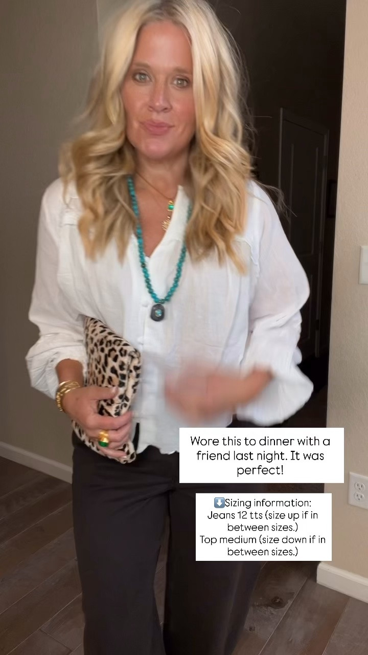 ✨Tap the bell, save and ❤️ start here over 40 fashion, midlife style, midsize fashion and luxury looks for less.  

Wore this dinner with a friend last night and was perfect!

👑 Helping you look good, feel good.-Lindsey Denver   Check back daily for belly-friendly style, confidence, and Outfit Physics™.

#LTKOver40 #LTKMidsize #LTKPlusSize