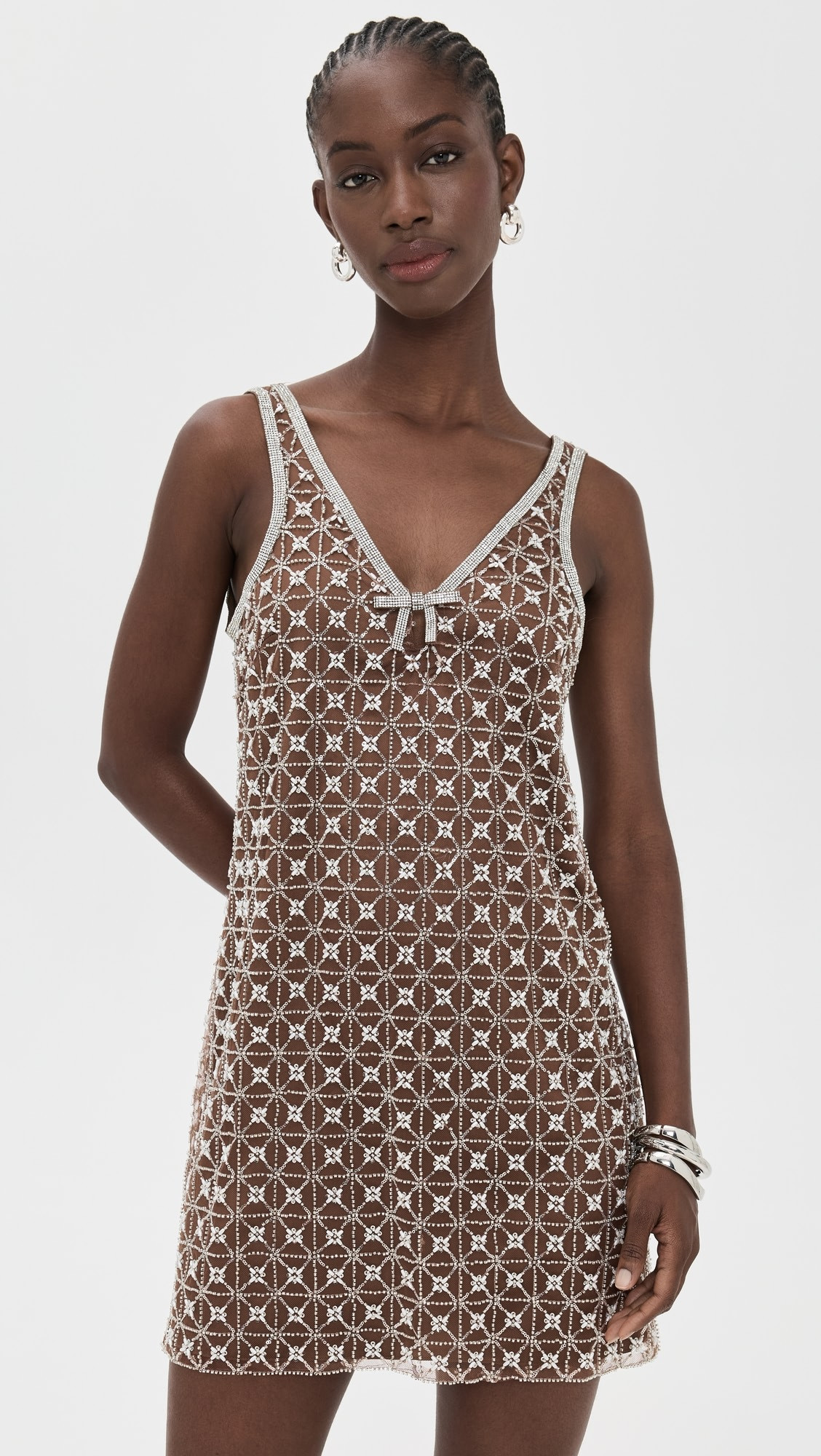 Jeanetta Beaded Sequin Mini Dress | Shopbop
