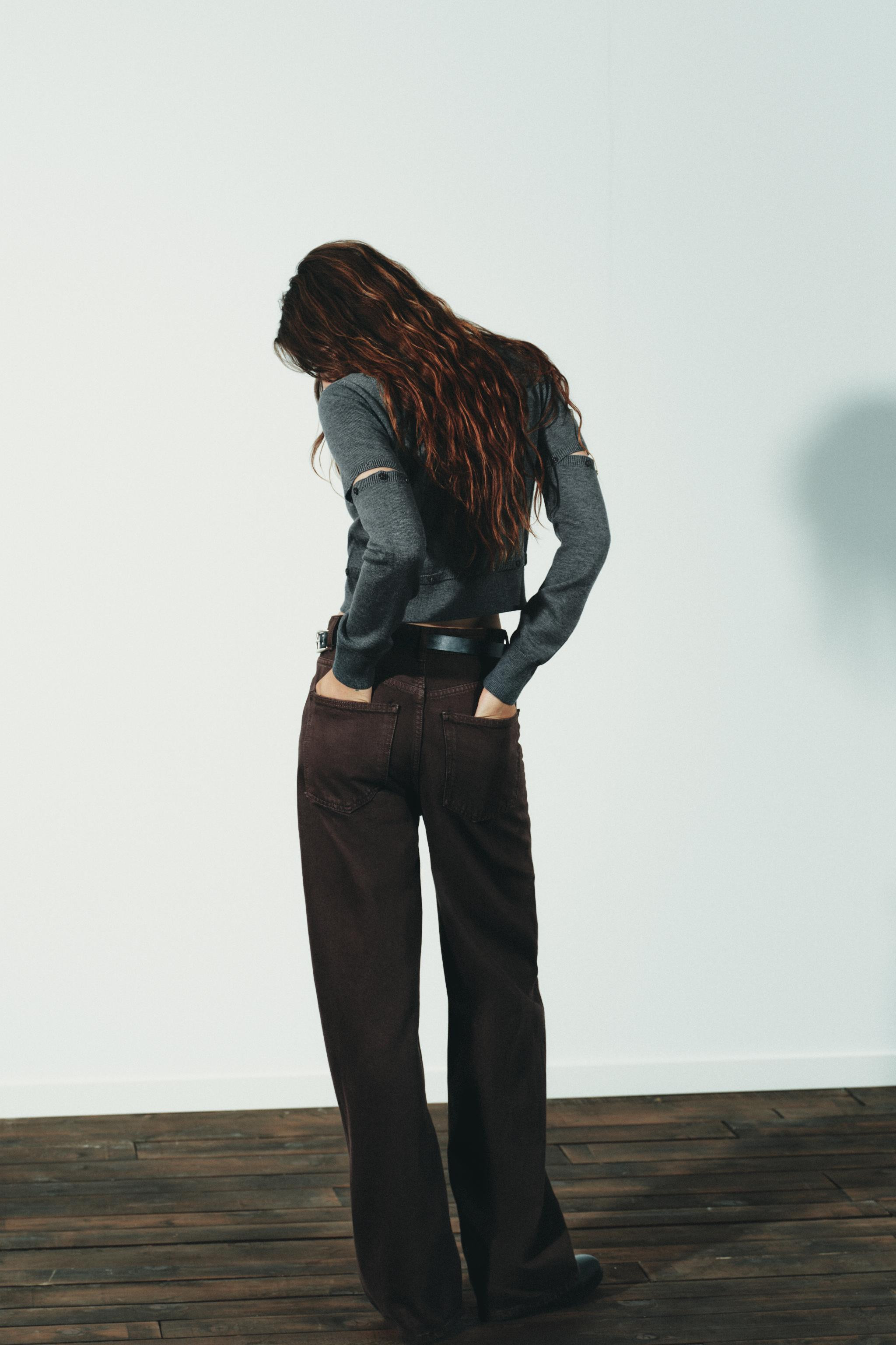 TRF EXTRA WIDE LEG HIGH WAIST JEANS | Zara US