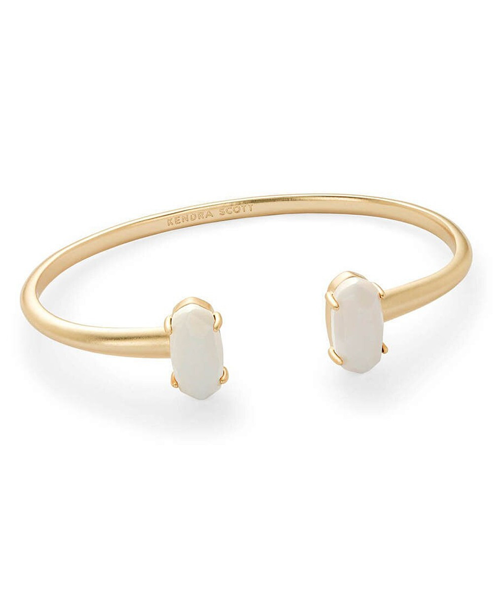Kendra Scott Women's Bracelets GOLD - Mother-of-Pearl & 14K Gold-Plated Edie Cuff | Zulily