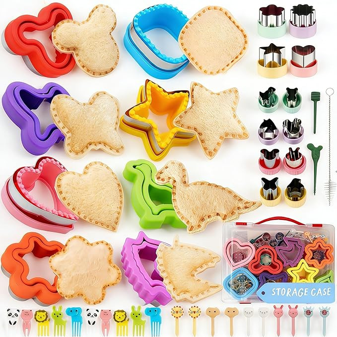 Uncrustable Sandwich Cutter, Crustless Sandwich Cutter and Sealer Set | Amazon (US)