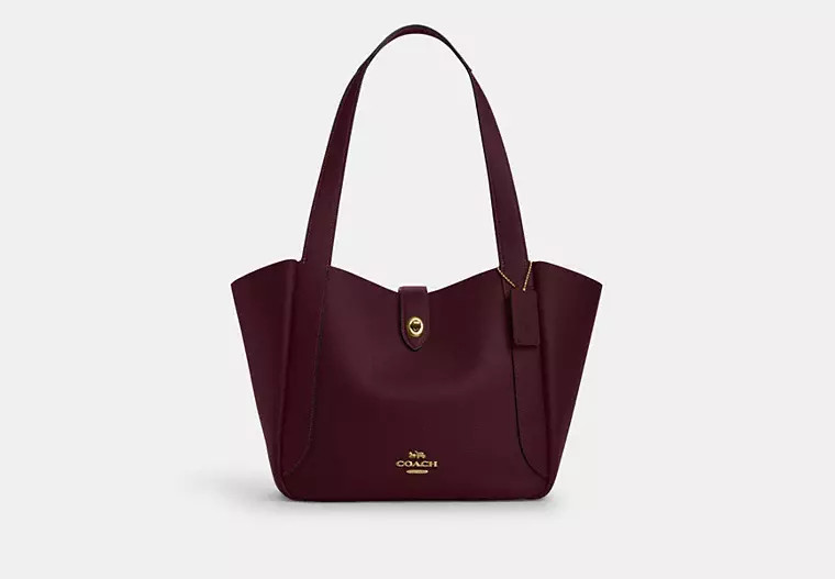Hadley Turnlock Tote Bag | Coach Outlet US