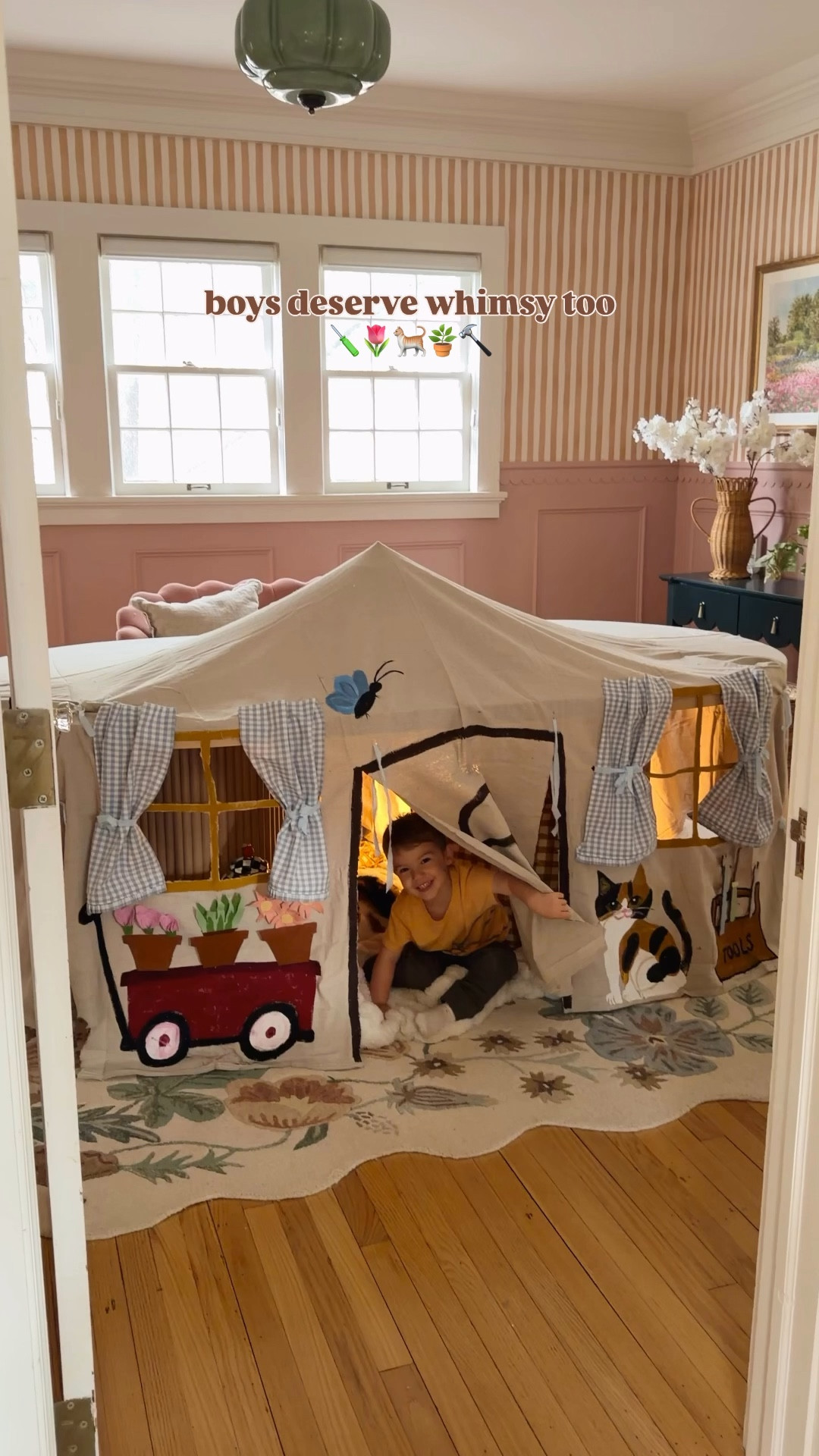 Table tent fort for kids!