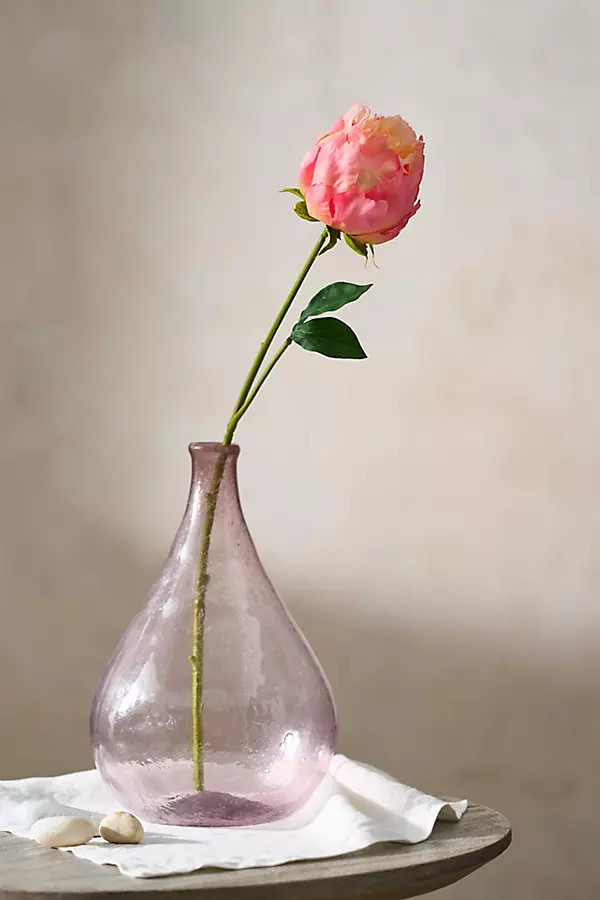 Faux Peony Stem in Pink at Terrain | Terrain