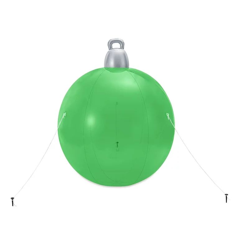 Inflatable Christmas Ornament, Green, 48.5 in H, by Holiday Time | Walmart (US)