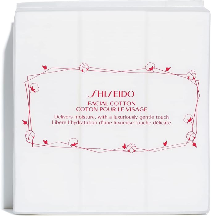 Shiseido Facial Cotton Pads - Includes 165 Squares - for Softener Application & Makeup Removal - ... | Amazon (US)