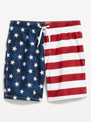 Printed Swim Trunks for Men --7-inch inseam | Old Navy (US)